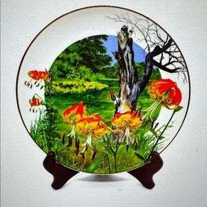 Wildflowers of the South Regal Lily #9 Collector Plates Royal Windsor Ralph Mark